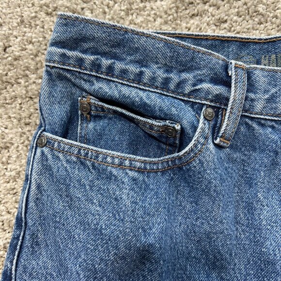 Harley-Davidson Mens Blue Denim Jeans 34x30 Straight Leg Made In Mexico - Picture 4 of 11